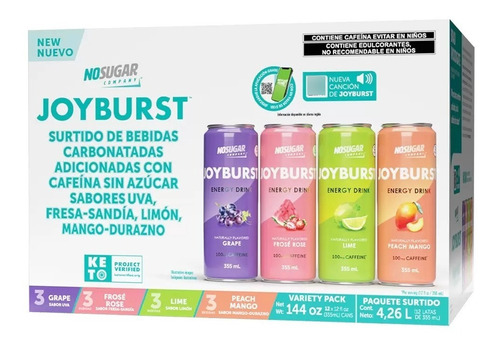 Joyburst Bebida Energética 12 Latas De 355 Ml