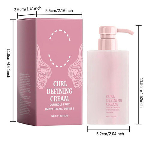 Crema Hidratante Para Peinar El Cabello Curl Defining Cream