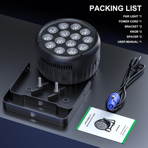 180w Led Par Luz Escenario Dj Profesional Efecto Rgbw Dmx