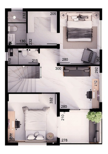 Imagem 2 de 4 de Excelente Casa De 124m² Divididos Em Dois Pavimentos - 25532