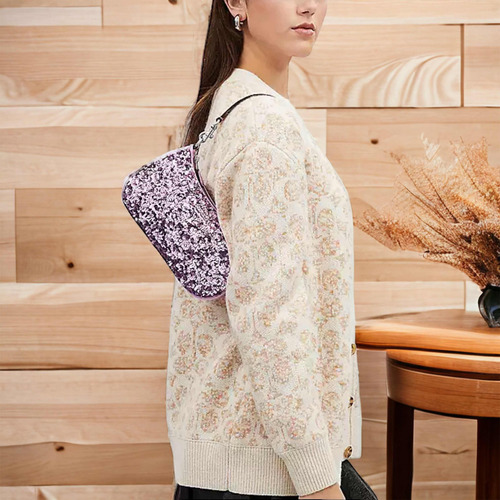Bolsa Bandolera Coach Si/ll Color Rosa