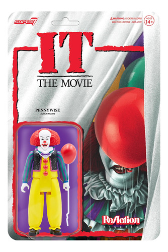 Figura Pennywise Monster It Super7 Reaction 10cm