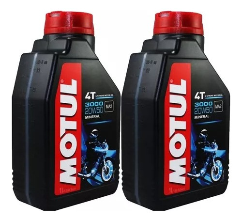 Aceite Motul 3000 20w50 4t Motos 2lts