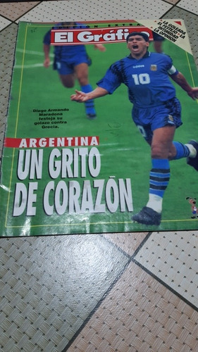 El Gráfico Extra N.75 Maradona Contra Grecia