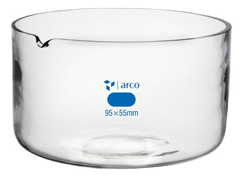 Cristalizador Con Pico Boro 3.3 95x55 Mm, 300ml Marca Arco