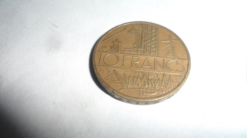 Moneda Francia 10 Francos 1977