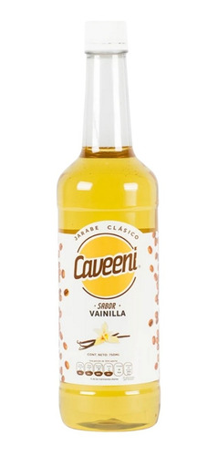 Jarabe Vainilla 750ml Caveeni Enco Café Frappé Repostería