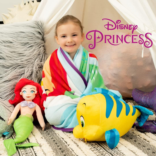 Franco The Little Mermaid Kids Bedding Super Soft Plush Cudd