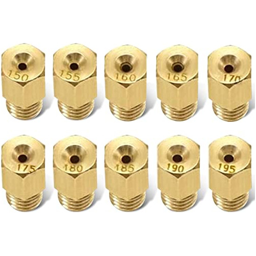 10pcs Carburetor Principal Jet Kit, Accesorios Universales C