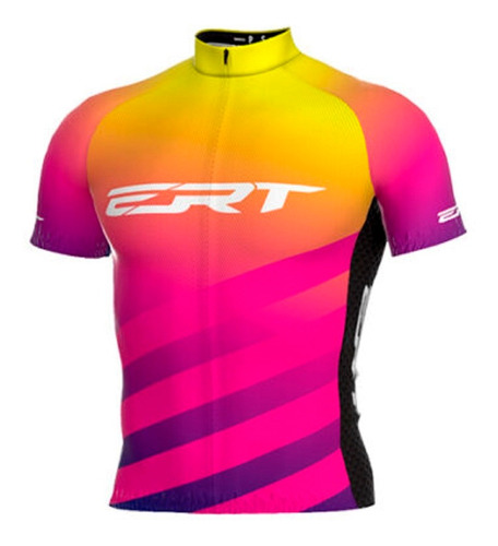 Camisa Ciclismo Manga Curta Classic Ert Solar Uv+ Bolso 