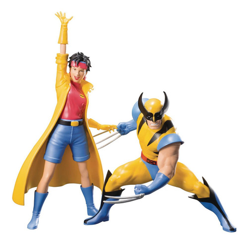 X-men Wolverine & Jubilee Artfx+ Kotobukiya