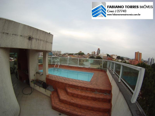 Cobertura Para Venda Em São Bernardo Do Campo, Centro, 3 Dormitórios, 1 Suíte, 2 Banheiros, 3 Vagas - 1377_2-567454