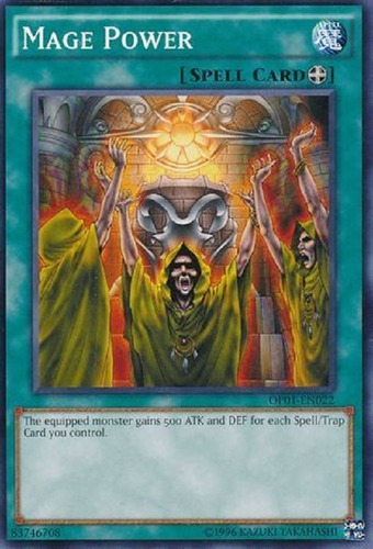 Poder Del Mago Común Yugioh