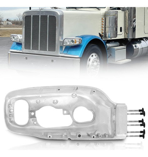 Faro Embellecedor Cromado Para Peterbilt 389 Semi Camiones