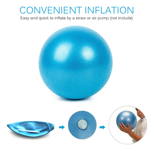 Pelota De Yoga Antiestallidos De 25 Cm, Estabilidad En Forma