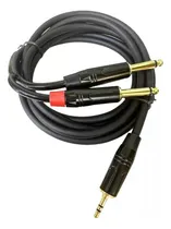Comprar 5m Cable De Audio De Plug Trs 3.5mm A Dual Plug 6.5mm