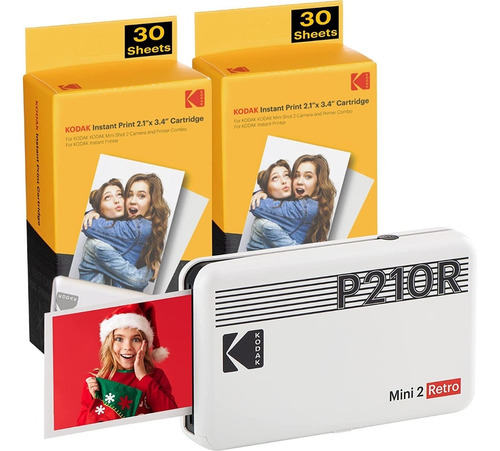 Impresora Fotos Para Smartphone Kodak Mini2 Retro + 60 Hojas