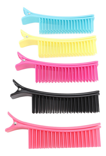 Pinzas De Agarre Para Cortar El Cabello, 5 Pares, Doble Capa