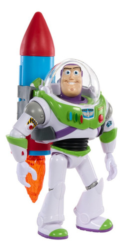 Disney Pixar Toy Story Figura De Acción Buzz Con Cohete 12