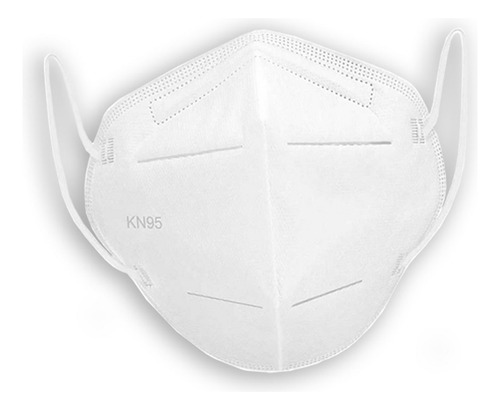 Cubrebocas Kn95 Color Blanco Caja Con 20 Pza