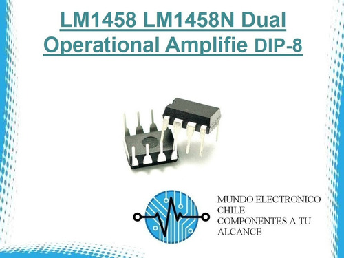 2 X Lm1458 Lm1458n Dual Operational Amplifie Dip-8