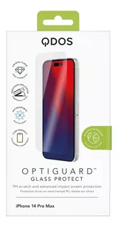 Qdos Optiguard Vidrio Protector iPhone 14 Pro Max Screen