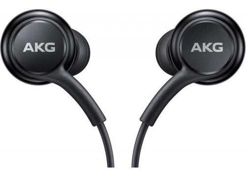 Fone Samsung Preto Akg Usb Tipo-c Com Fio E Controles