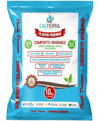 Substrato Composto Organico Plantar Canteiros Morango 10kg