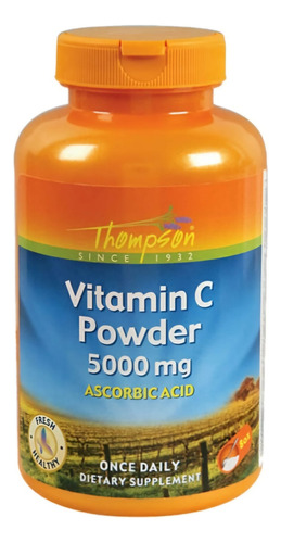 Vitamina C 5000 Mg, Ácido Ascorvico, 5g, Ascorbic Ácido Puro