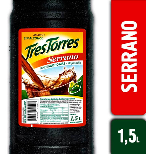 Amargo  Serrpet 1,5 Lt T.torres Amargos