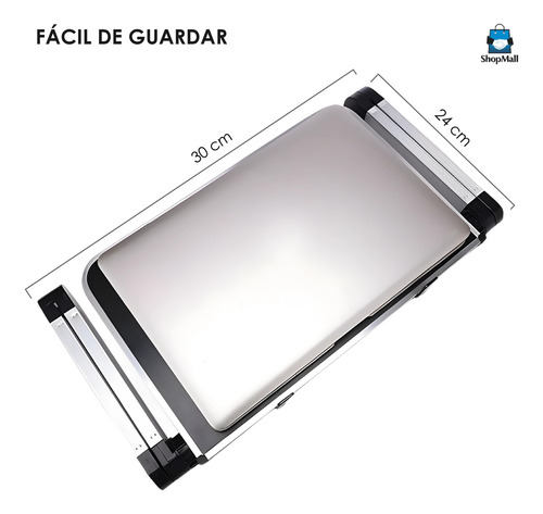Mesa Plegable Laptop Portátil Desayunador Oficina Estudiante Color Rosa claro