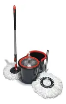 Comprar Mopa GRILOM.H Balde Mopa Centrifugo con balde centrifugador Negro\u002FRojo