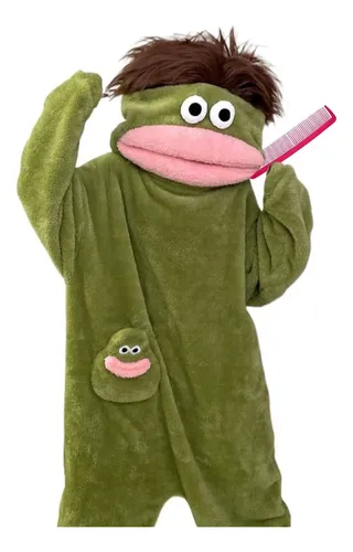 Mono Tonto, Divertido Pijama De Forro Polar Con Capucha De =