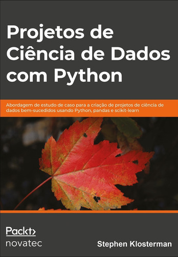 Imagem 1 de 1 de Livro Projetos De Ciência De Dados Com Python Novatec Edit