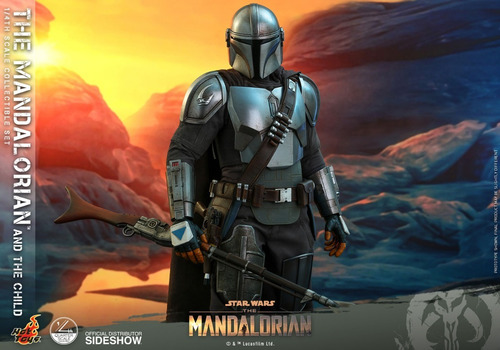 The Mandalorian The Child Grogu Hot Toys 1 / 4 Figura Escala