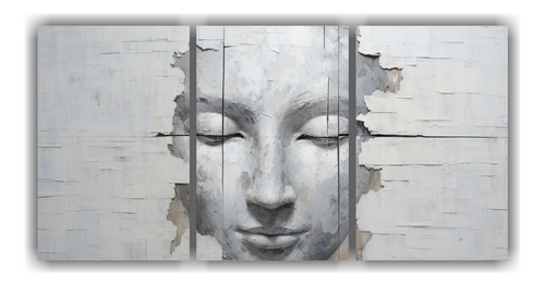 120x60cm Set Lienzos Alta Calidad Vida Buddha Estilo Abstrac