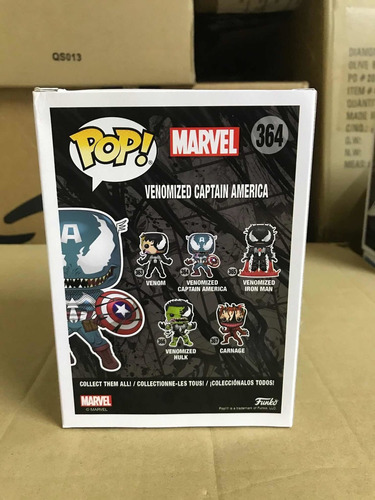Funko Pop Venomized Capitan America 364 Marvel Venom