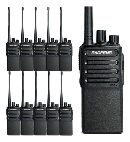 Oferta! 10 Radios Bf-c2 Baofeng Uhf Walkie Talkie Usb