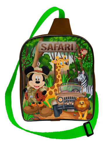 15 Mariconeras Dulceros Personalizados, Mickey Safari! 