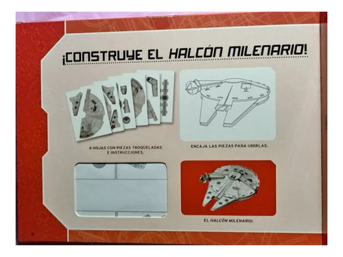 Libro Star Wars Halcon Milenario Para Armar