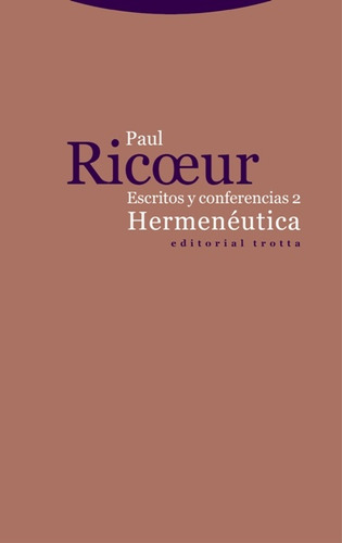 Hermeneutica - Paul Ricoeur
