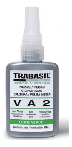 Adhesivo Va2 Trabasil Pieza Cilíndrica Torque Alto 50 G