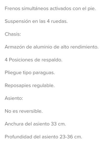 Cochecito Paraguitas Mclaren Quest Rojo Plata (Usado)