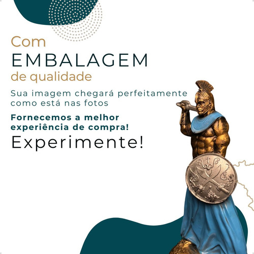 Imagem Ogum (d) 27cm - Orixá Umbanda Candomblé