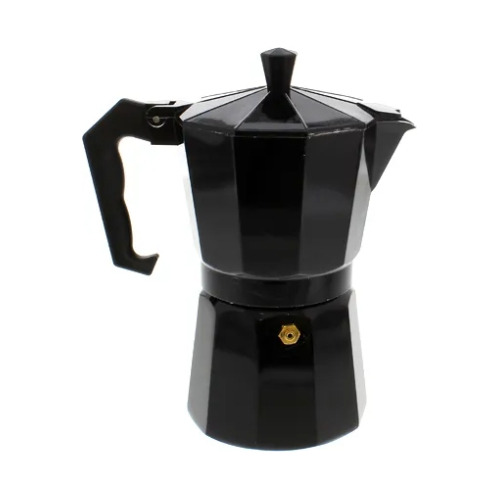 Cafetera De Aluminio Negra 64x44x42cm