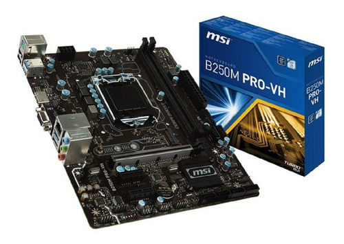 Placa Madre Msi B250m Pro-vh Ddr4 2turbo M.2- Boleta