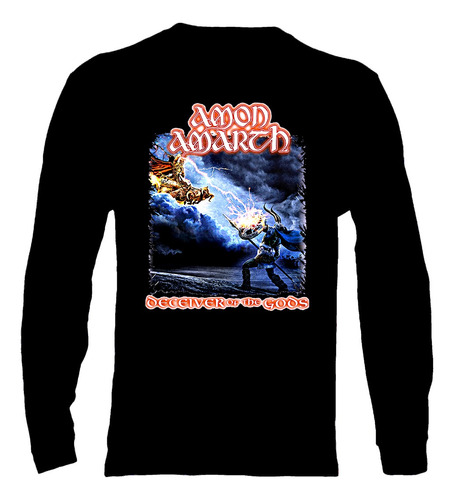 Polera Manga Larga Amon Amarth - Ver 04 - Deceiver Of The Go