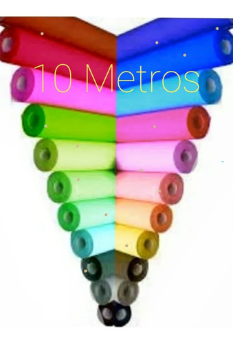 10 Metros De Papel América Varios Colores A Elegir.  