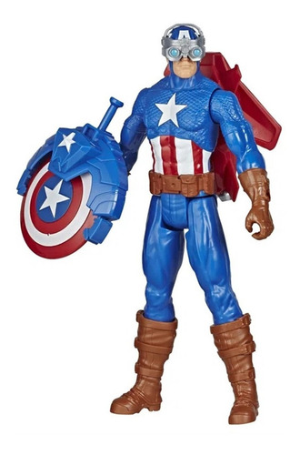 Avengers Capitão América Figura Articulada Blast Gear Hasbro