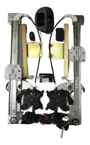 Kit Vidro Eletrico Fiat 147 Para Vidro Inteiriço Sensorizado